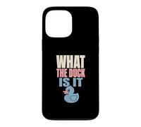 What The Duck Is It Gender Reveal Party Rubber Duck Case for iPhone 13 Pro Max