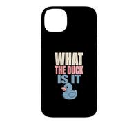 What The Duck Is It Gender Reveal Party Rubber Duck Case for iPhone 14 Plus