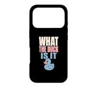 What The Duck Is It Gender Reveal Party Rubber Duck Case for iPhone 17 Pro