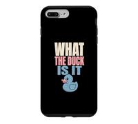 What The Duck Is It Gender Reveal Party Rubber Duck Case for iPhone 7 Plus/8 Plus