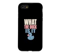 What The Duck Is It Gender Reveal Party Rubber Duck Case for iPhone SE (2020) / 7/8