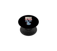 What The Duck Is It Gender Reveal Party Rubber Duck PopSockets Adhesive PopGrip