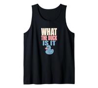 What The Duck is It Gender Reveal Party Rubber Duck Tank Top