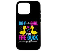 What the Duck is it Gender Reveal Shirt Funny Genders Reveal Case for iPhone 16 Pro