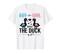 What The Duck is it Gender Reveal Shirt Funny Genders Reveal T-Shirt