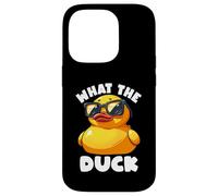 What The Duck Owner I Love Ducks Lover Funny Rubber Duck Case for iPhone 14 Pro