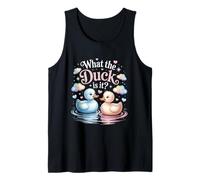 What The Ducks is It Baby Gender Baby Shower Reveal Party Tank Top