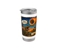 What The E.L.E.? Extinction Level Event Funny Dinosaur Stainless Steel Insulated Tumbler