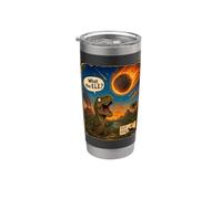 What The E.L.E.? Extinction Level Event Funny Dinosaur Stainless Steel Insulated Tumbler