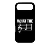 WHAT THE F Funny Musical Note Music Teacher Musician Meme Case for iPhone Air