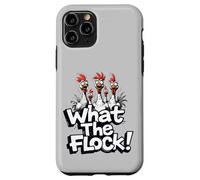 What the Flock Christmas Accessories Funny Chicken Humor Case for iPhone 11 Pro