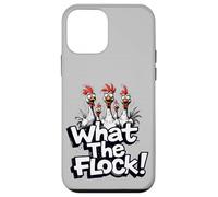 What the Flock Christmas Accessories Funny Chicken Humor Case for iPhone 12 mini
