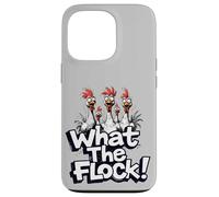 What the Flock Christmas Accessories Funny Chicken Humor Case for iPhone 13 Pro