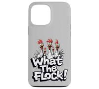 What the Flock Christmas Accessories Funny Chicken Humor Case for iPhone 13 Pro Max
