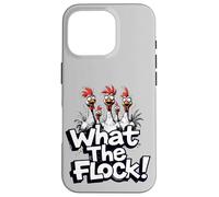 What the Flock Christmas Accessories Funny Chicken Humor Case for iPhone 16 Pro