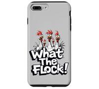 What the Flock Christmas Accessories Funny Chicken Humor Case for iPhone 7 Plus/8 Plus