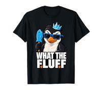 What The Fluff Funny Penguin King Sunglasses Humor T-Shirt