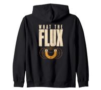 What The Flux Funny Physics Electrical Engineering Zip Hoodie