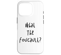 What The Foucault Funny Philosopher Philosophy Retro Case for iPhone 16 Pro