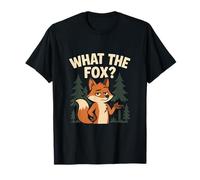 What The Fox Funny Wildlife Nature Graphic Design T-Shirt