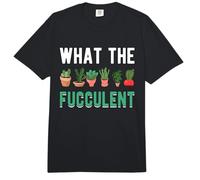 What The Fucculent Funny Succulents Plant Womens Gardening Comfort Colors Adult Heavyweight T-Shirt
