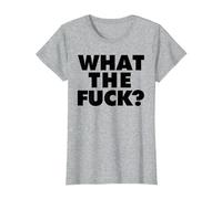 What The Fuck T-Shirt, Women, Heather Grey, XX-Large