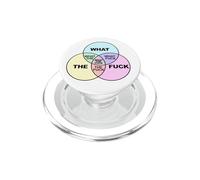 WHAT THE FUCK venn diagram PopSockets PopGrip for MagSafe