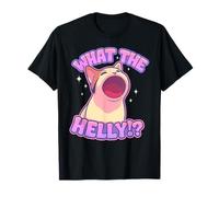What The Helly Ironic Meme Cat Brainrot Quote Gen Z Alpha T-Shirt