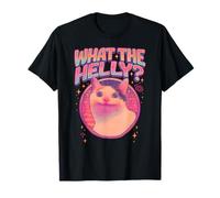 What The Helly Ironic Meme Cat Brainrot Quote Gen Z Alpha T-Shirt