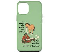 What the Horse Calls Play - Horseplay, Monkey Business Meme Case for iPhone 12/12 Pro