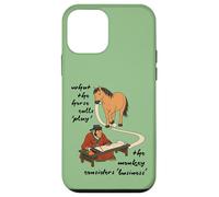 What the Horse Calls Play - Horseplay, Monkey Business Meme Case for iPhone 12 mini