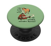 What the Horse Calls Play - Horseplay, Monkey Business Meme PopSockets Adhesive PopGrip