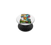 What The Meow Funny Cat UFO Abduction Sci-Fi Alien PopSockets Adhesive PopGrip
