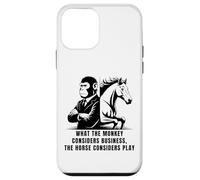 What The Monkey Considers Business, The Horse Considers Play Case for iPhone 12 mini