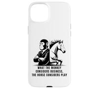What The Monkey Considers Business, The Horse Considers Play Case for iPhone 15 Plus