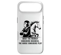 What The Monkey Considers Business, The Horse Considers Play Case for iPhone Air