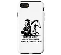 What The Monkey Considers Business, The Horse Considers Play Case for iPhone SE (2020) / 7/8