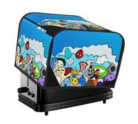 What The Monster 4-Slice Toaster Cover â€“ Premium Oxford Cloth Dust Cover With Full-Print Design, Splash-Resistant & Pet-Safe For Toasters, Air Fryers, And Small Kitchen Appliances