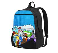 What The Monster Large-Capacity Leisure Travel Backpack-A Stylish, Lightweight And Durable 600d Oxford Polyester Backpack With 15-Inch Laptop Compartment And Breathable Customized Full Print.