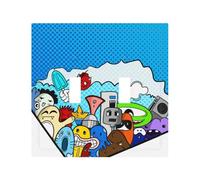 What The Monster Modern Leather-Textured Dual Rocker Switch Plate Cover â€“ Premium Pc Material Wall Plate for Residential & Commercial Use, Full-Panel Printed Design with Decorative Painted Screws