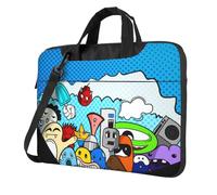 What The Monster Ultra-Thin Portable Shoulder Laptop Bag - Lightweight Handheld Computer Bag With Padded Protection, Multiple Carry Options & Stylish Design