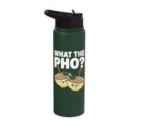 What The Pho Vietnam Travel Noodle Soup Pho Lover Stainless Steel Insulated Water Bottle