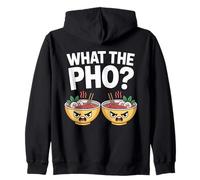 What The Pho Vietnam Travel Noodle Soup Pho Lover Zip Hoodie