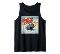What The Puck Funny Hockey Tank Top