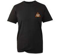 What The S*it T-Shirt, Funny This is A Real Sh*t Eyes Phone Character Poop Joke Shirt, Gift Unisex Tee Top (Black, M)