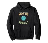What The Shell Clamshell Seashell Collecting Mermaid Shell Pullover Hoodie