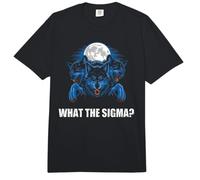 What The Sigma Alpha Wolf Sigma Werewolf Meme Comfort Colors Adult Heavyweight T-Shirt