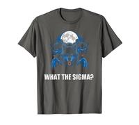 What The Sigma Alpha Wolf Sigma Werewolf Meme T-Shirt, Men, Asphalt Grey, XX-Large