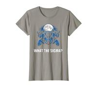 What The Sigma Alpha Wolf Sigma Werewolf Meme T-Shirt, Women, Slate Grey, XX-Large