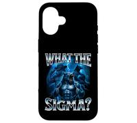 What The Sigma Male Alpha Wolf Memes Brain Rot Merch Y2K Case for iPhone 16